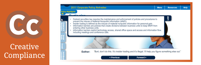 Creative Compliance Training Tips