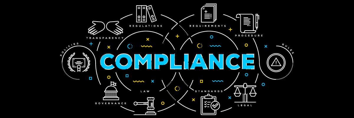 Compliance Training Text Graphic