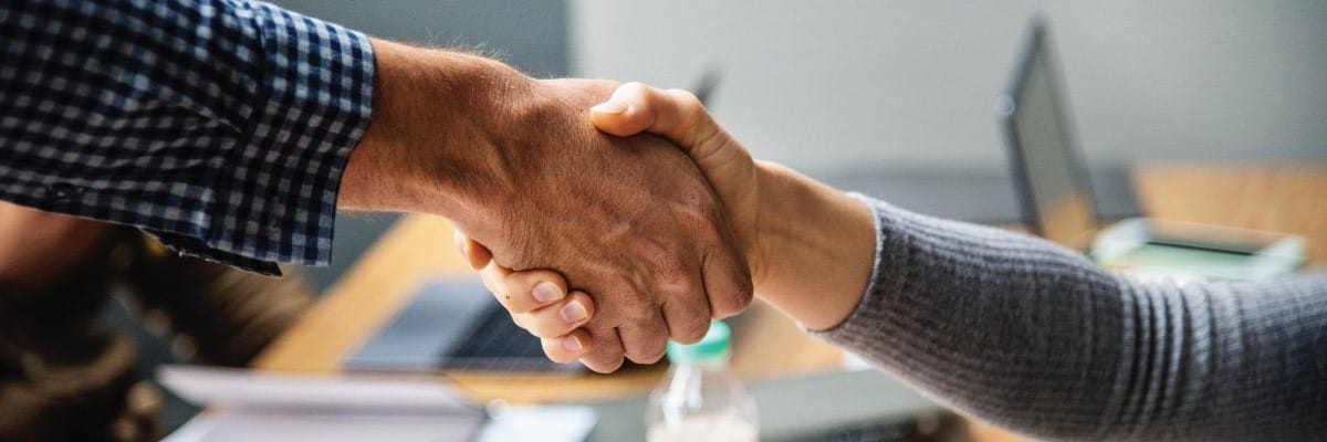 Close Up of Handshake