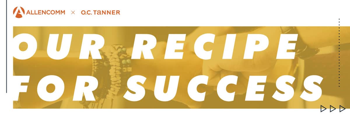 Our Recipe For Success Text