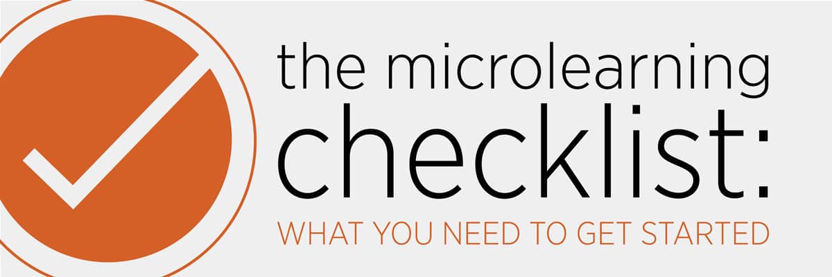 Microlearning Checklist