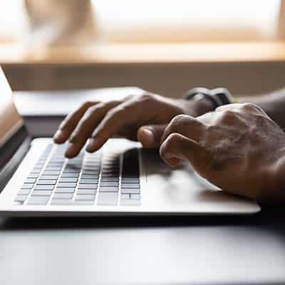 Person achieving an upskill and reskill training program
